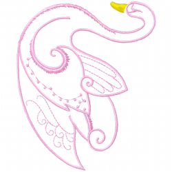 Flowers And Tree Embroidery Design 5